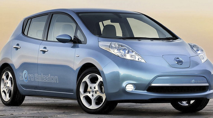 A 2011 Év Autója a villamos Nissan Leaf