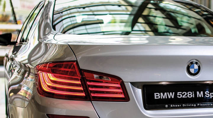 LED fényforrású BMW hátsó jelzőlámpa