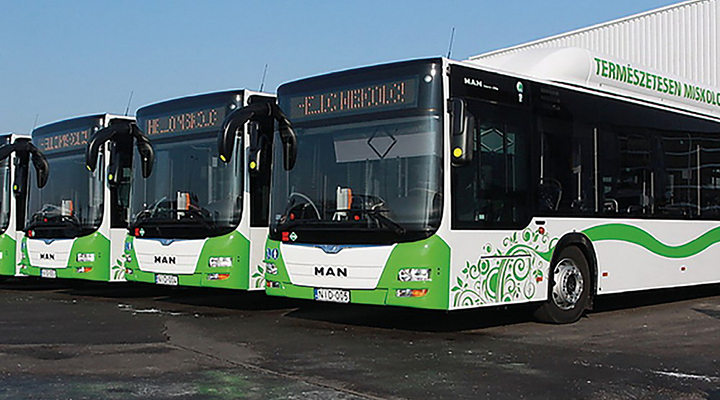 CNG autóbuszok állnak forgalomba Miskolcon