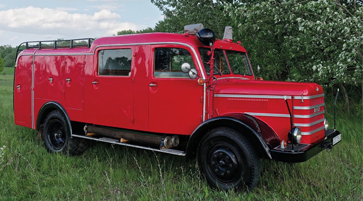 Csepel D-352 tűzoltó gépjármű felújítás