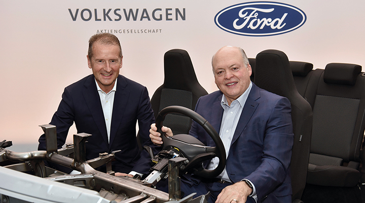 A Ford és a Volkswagen kibővíti világméretű együttműködését
