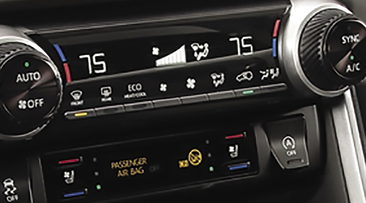 A Toyota RAV4 műszaki újdonságai a klímavezérlésben