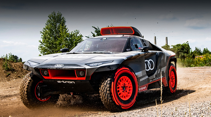 Audi e-tron Dakar virtuális differenciálművel