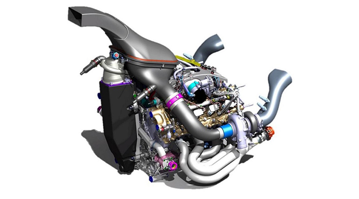 Bi-turbóvá vált BMW P66/1 szívómotor és hibrid hajtáslánc az IMSA-ra
