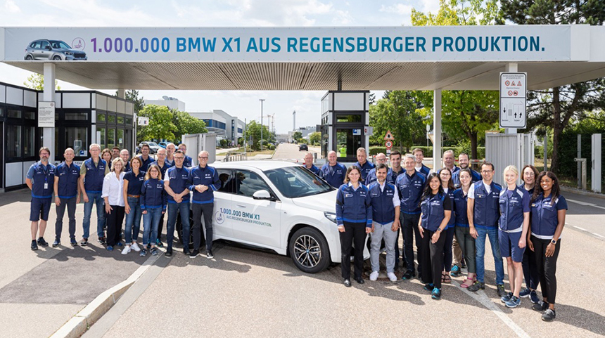 Az 1 milliomodik BMW X1 Regensburgból