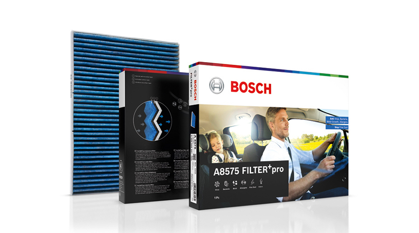 Bosch FILTER+pro – az utastérszűrők új generációja 