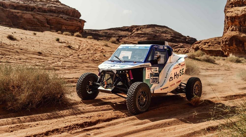 Japán hidrogénmotor az első a Dakar történetében