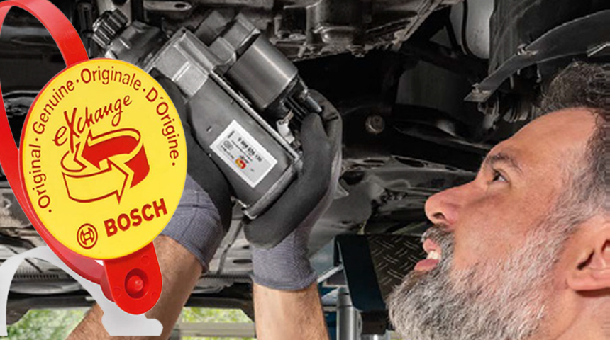 Bosch eXchange termékek egységesen műanyag plombák nélkül