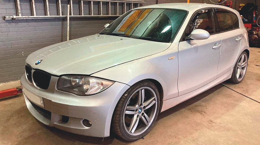 BMW 123d tengelykapcsoló cseréje