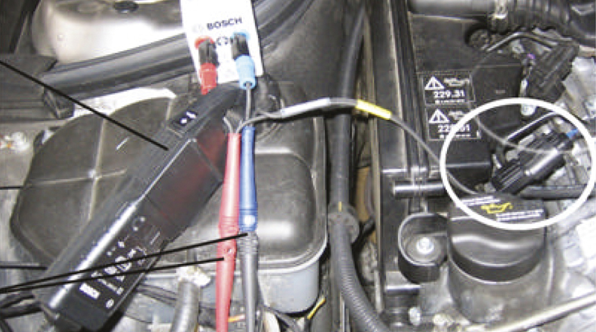 BOSCH piezo CR-porlasztó diagnosztika