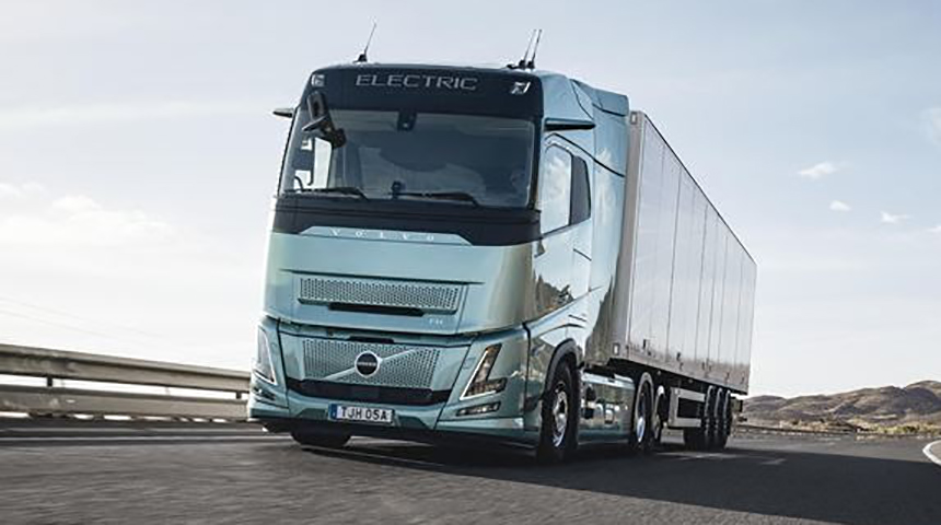 &Uacute;j Volvo eTruck, ak&aacute;r 700 km hat&oacute;t&aacute;vols&aacute;ggal