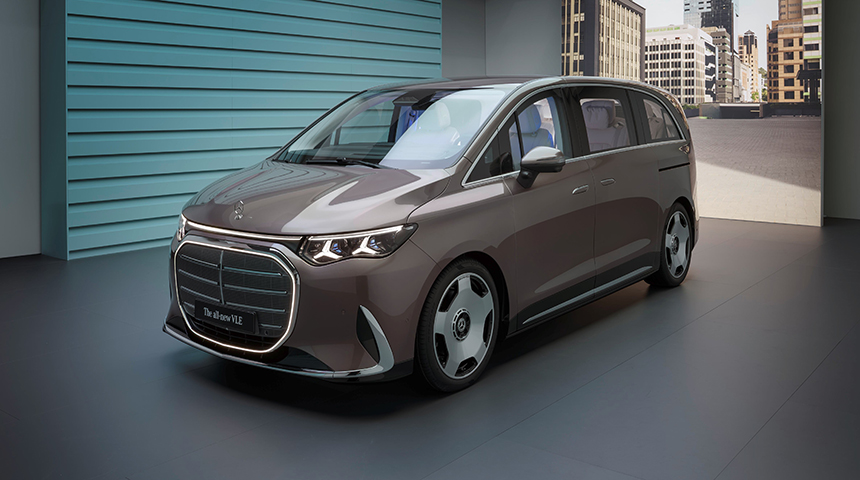 Bemutatkozott a tiszt&aacute;n elektromos Mercedes-Benz VLE